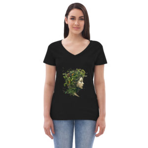 Alternative view of Women’s recycled v-neck t-shirt
